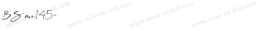 BS au145字体转换